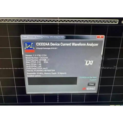 Keysight CX3324A Current Waveform Analyzer